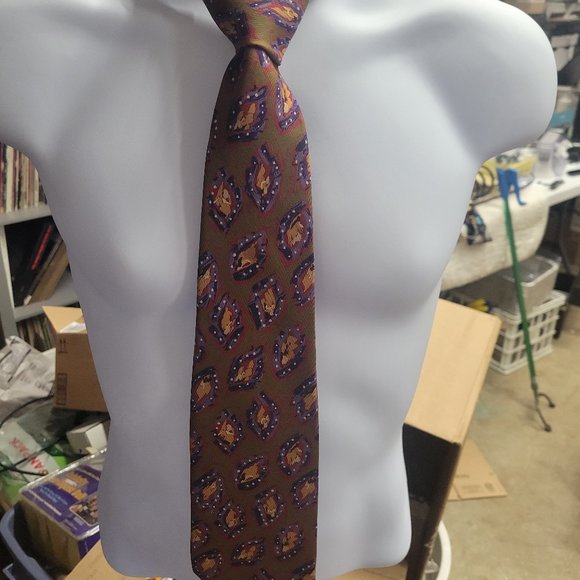 TALBOT STUDIO FOR NORDSTROM SILK TIE NECKTIE - Picture 1 of 7
